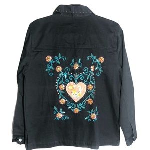 VINTAGE MICHAEL SIMON LAGENLOOK EMBELLISHED SIZE S